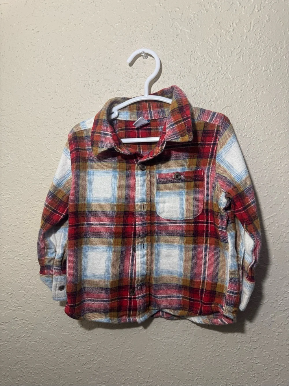 Old Navy Baby 18-24M Fall Plaid Shirt & Leggings 4 Piece Bundle